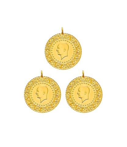 3 Adet Eski Tarihli Çeyrek Ziynet Altın