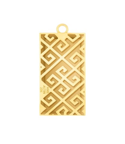 Asel Külçe 22 Ayar Yatırımlık Özel Tasarım Külçe Altın - 20 gram - 22x47 mm